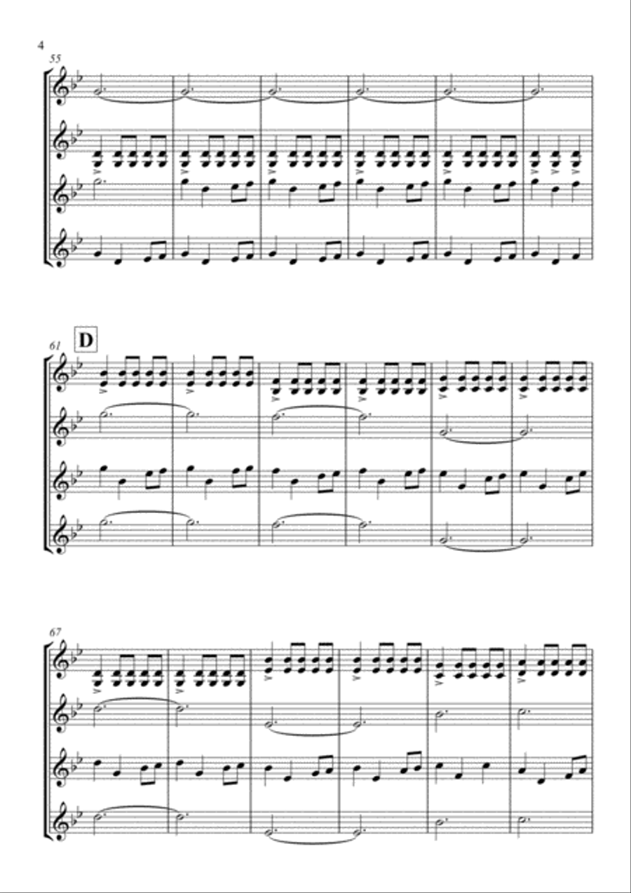 Game Of Thrones String Quartet scores gallery preview page 6