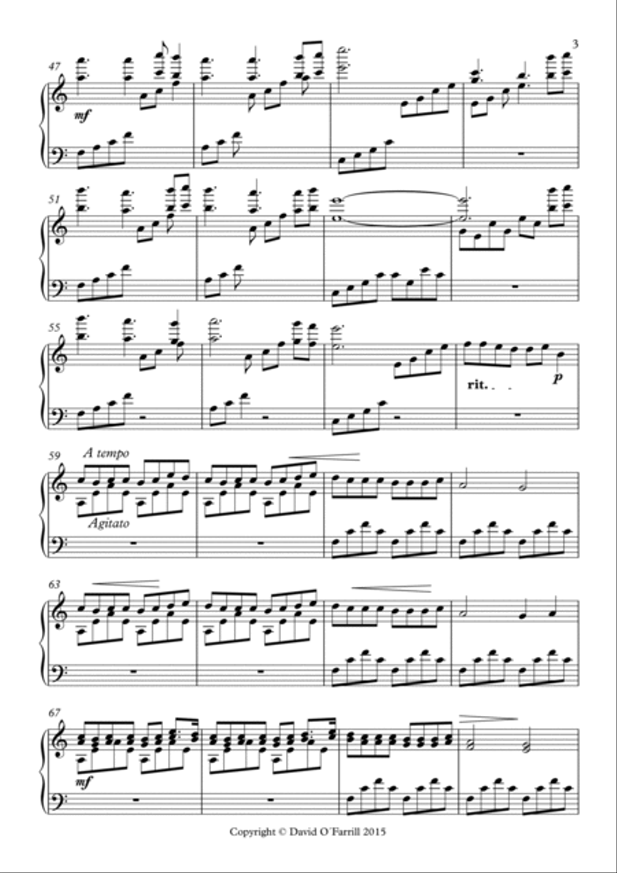 Part One: Choices Piano Solo scores gallery preview page 3