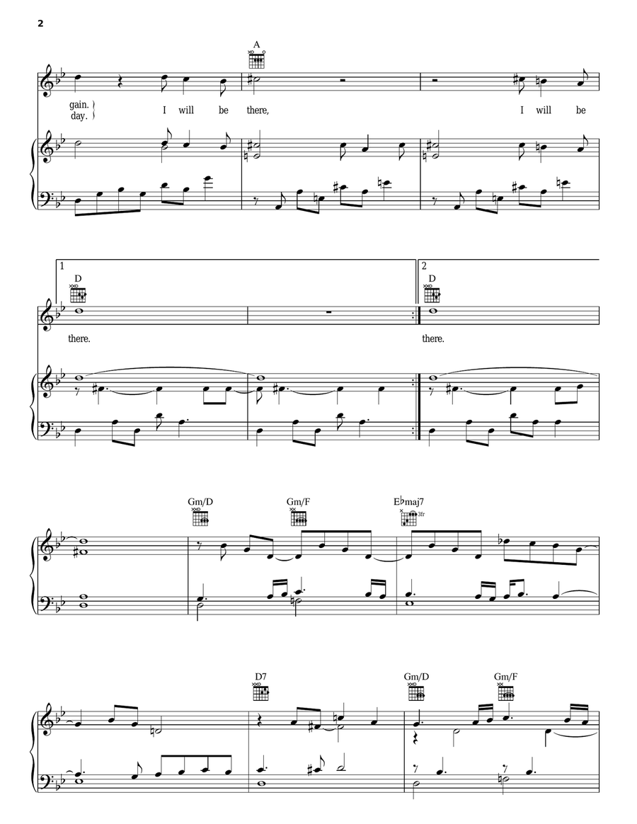 Still Loving You Piano, Vocal, Guitar scores gallery preview page 2