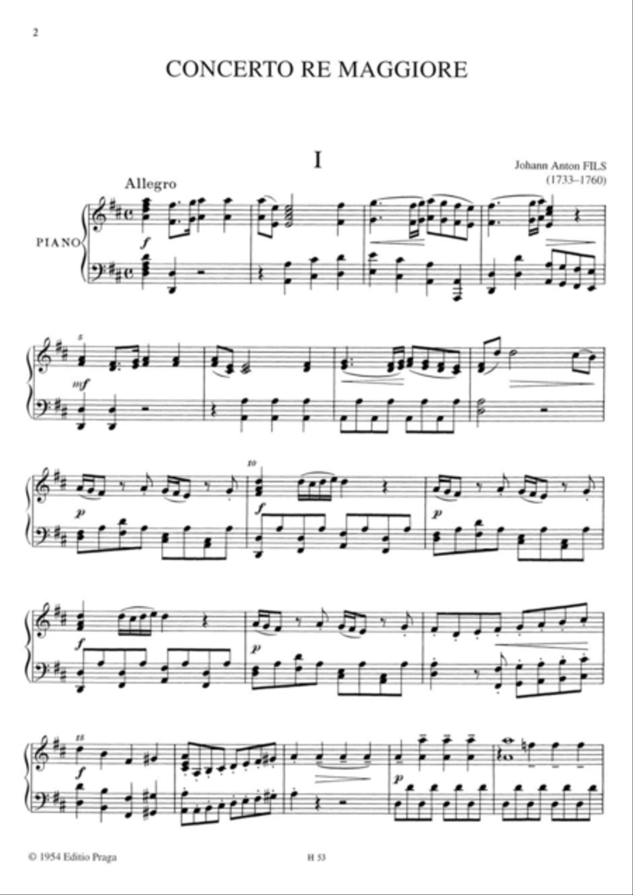 Concerto Re maggiore Flute Solo scores gallery preview page 2