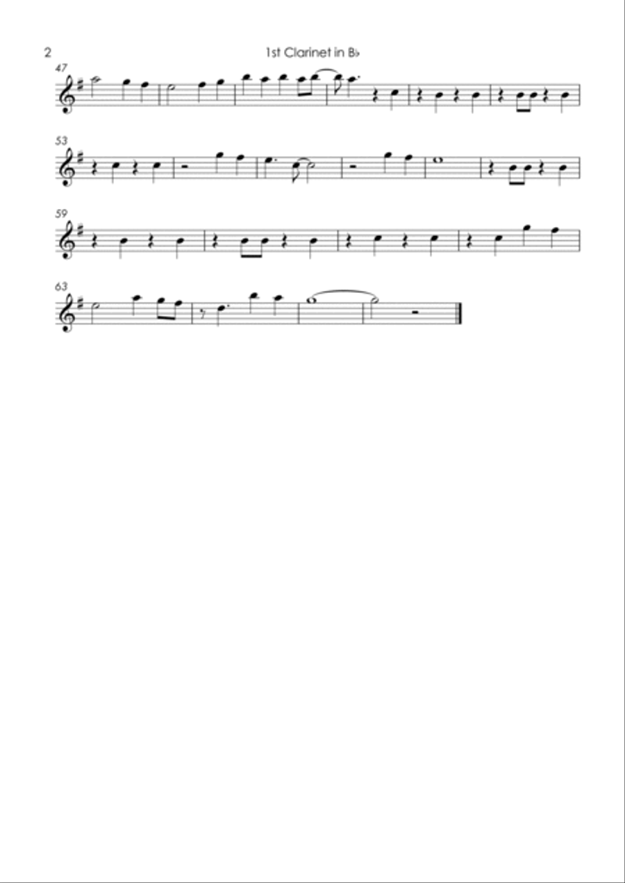 Bring Me Sunshine Bring Me Sunshine Clarinet Quintet scores gallery preview page 4