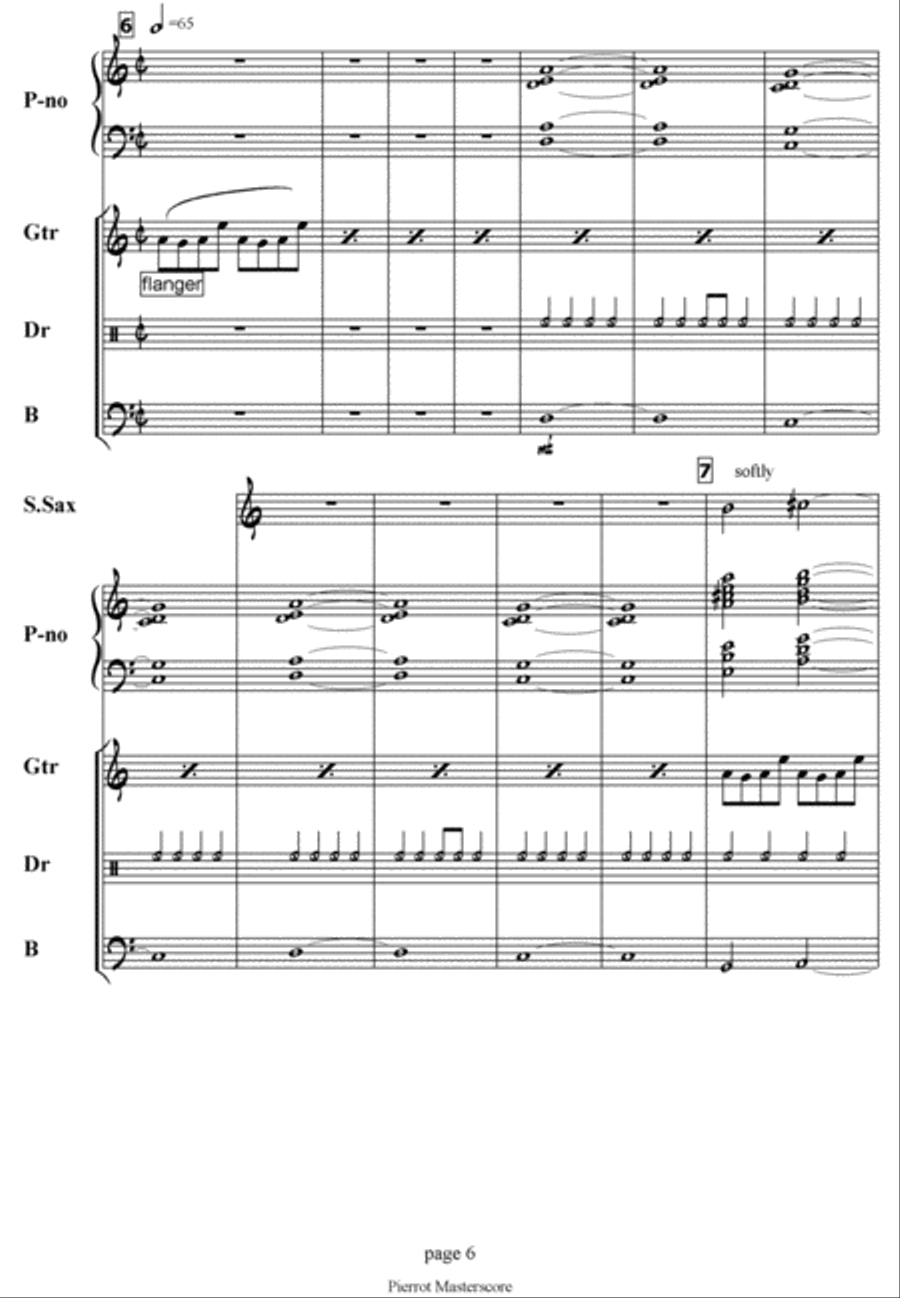 Pierrot Pierrot Jazz Ensemble scores gallery preview page 6