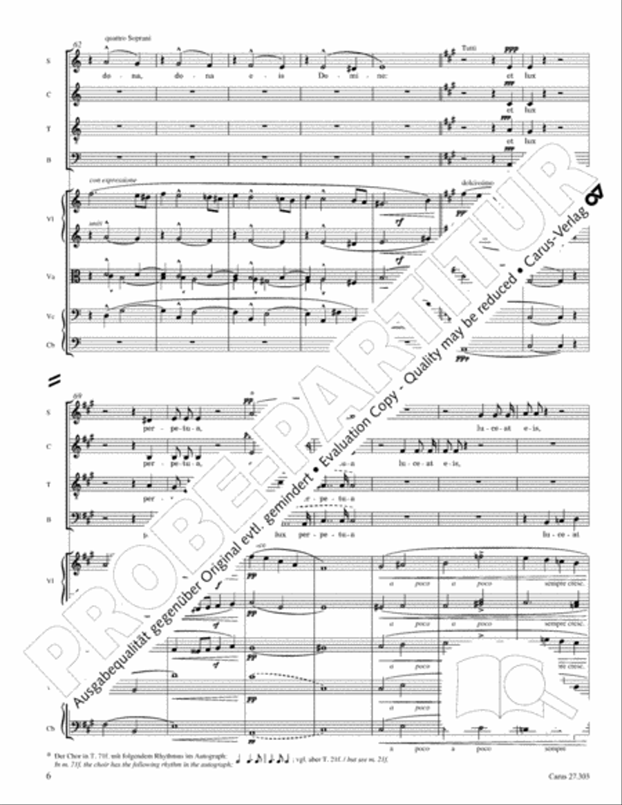 Messa da Requiem 4-Part scores gallery preview page 21