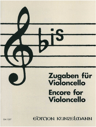 BIS, Encores for cello