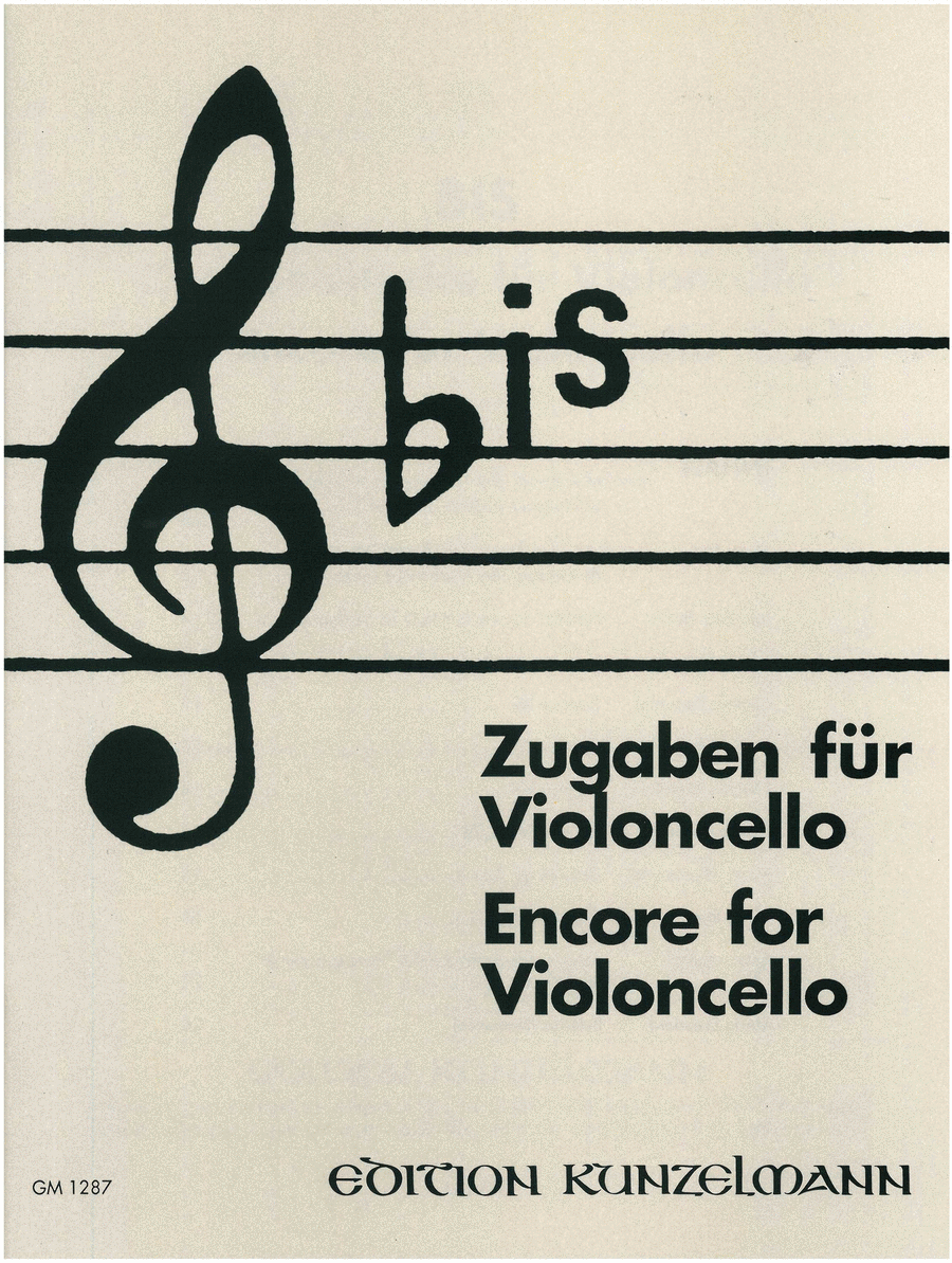 BIS, Encores for cello BIS, Encores for cello Cello Solo scores gallery preview page 1