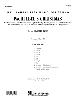 Book cover for Pachelbel's Christmas - Full Score