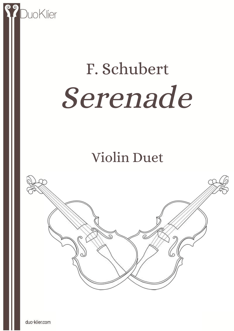Schubert Serenade Violin Duet