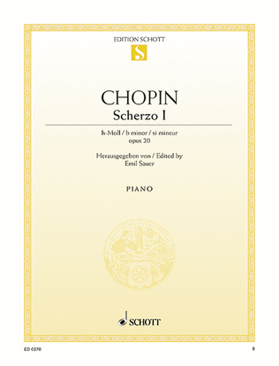 Book cover for Scherzo in B minor, Op. 20
