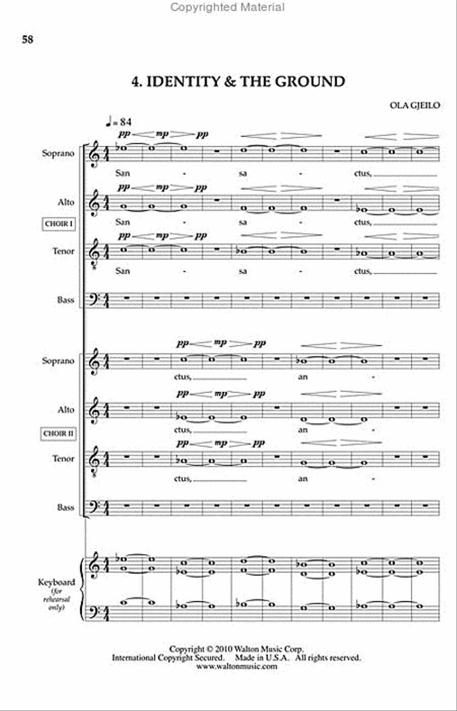 Sunrise Mass (Full Score and Instrumental Parts) Choir scores gallery preview page 5