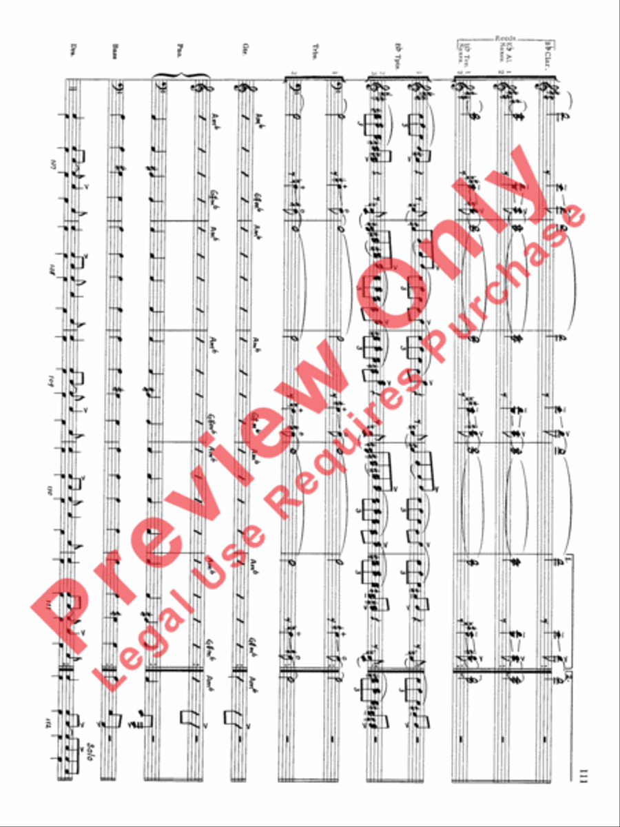 Original Big Band Sounds Big Band scores gallery preview page 112