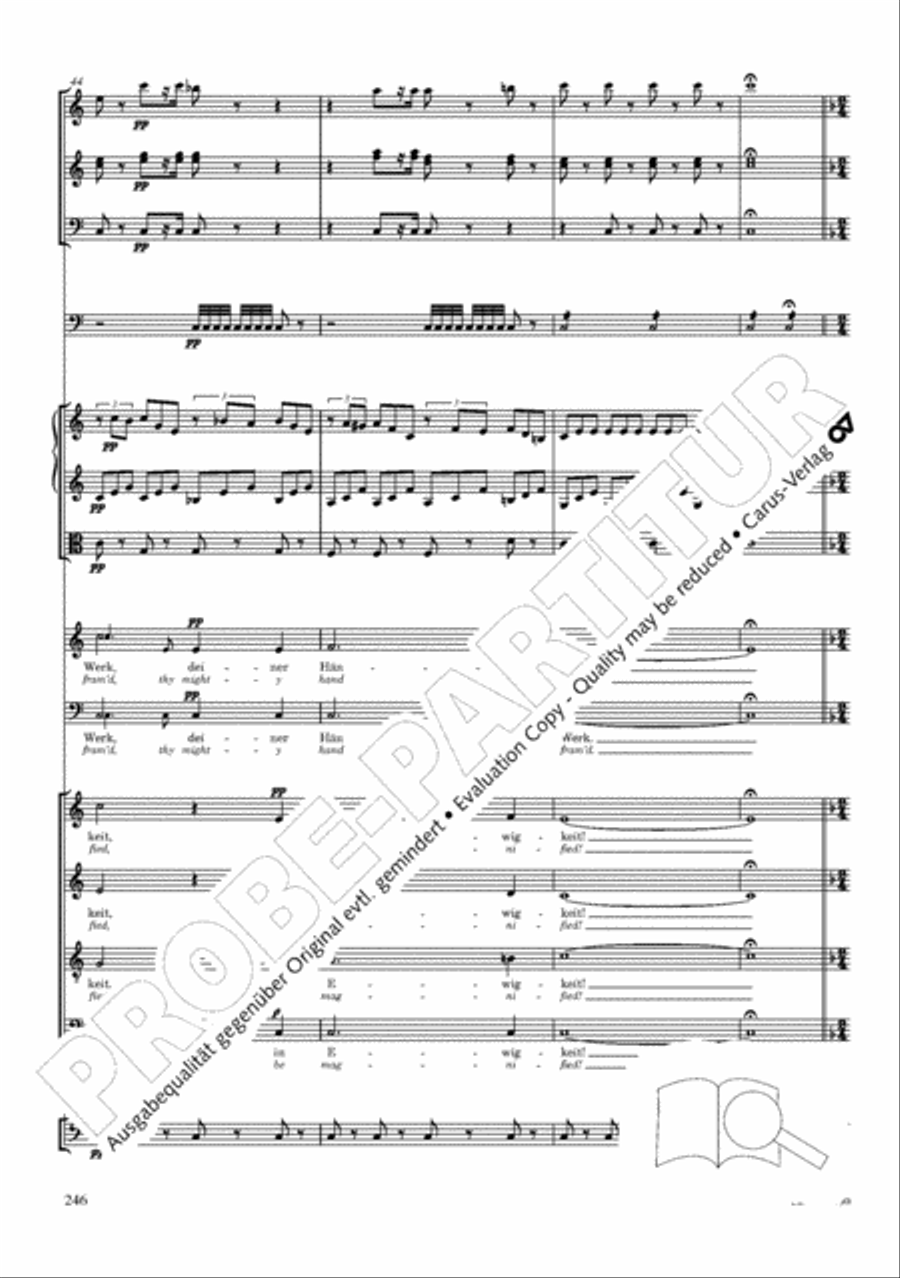 The Creation (Die Schopfung) 4-Part scores gallery preview page 266