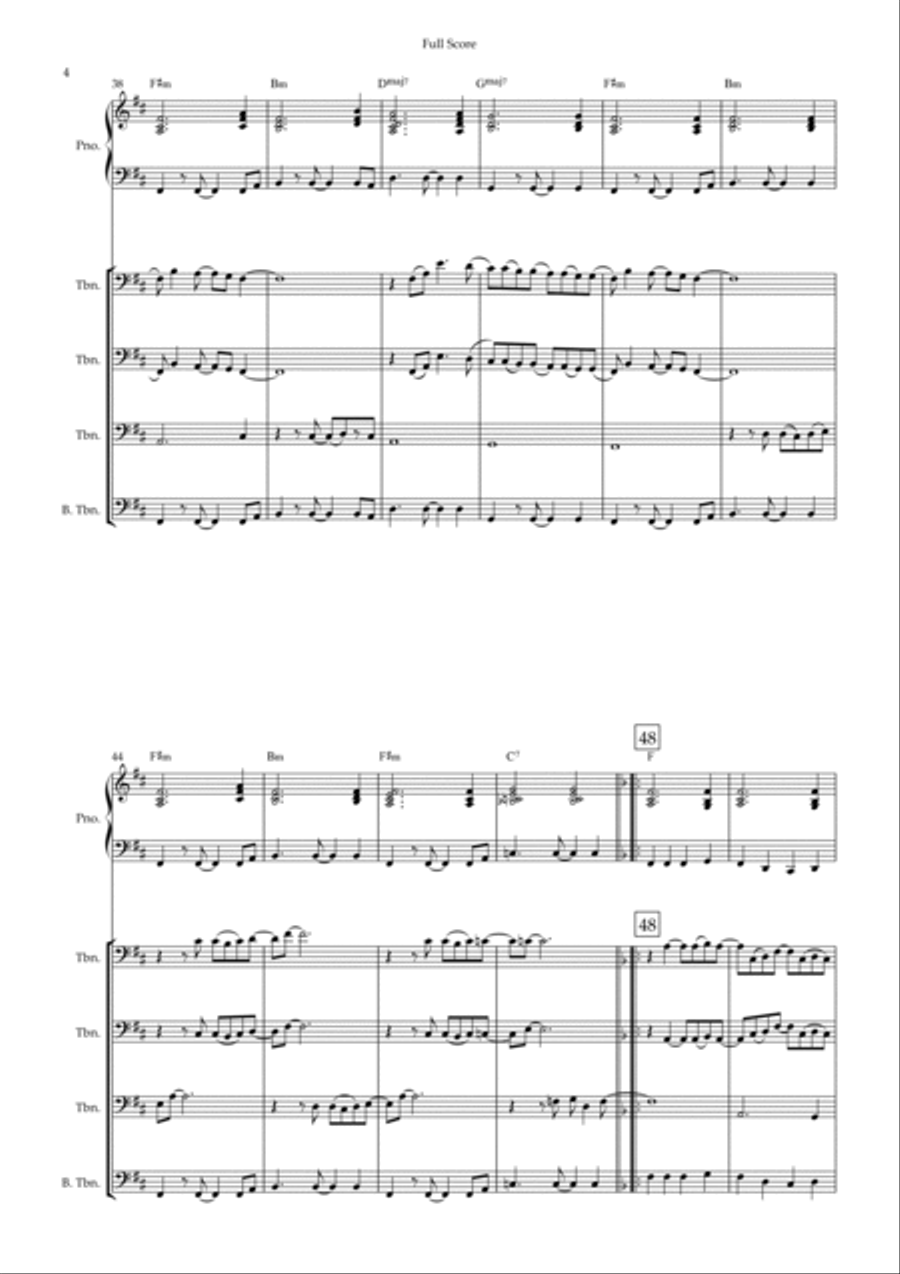 Wouldn't It Be Nice Small Ensemble scores gallery preview page 4
