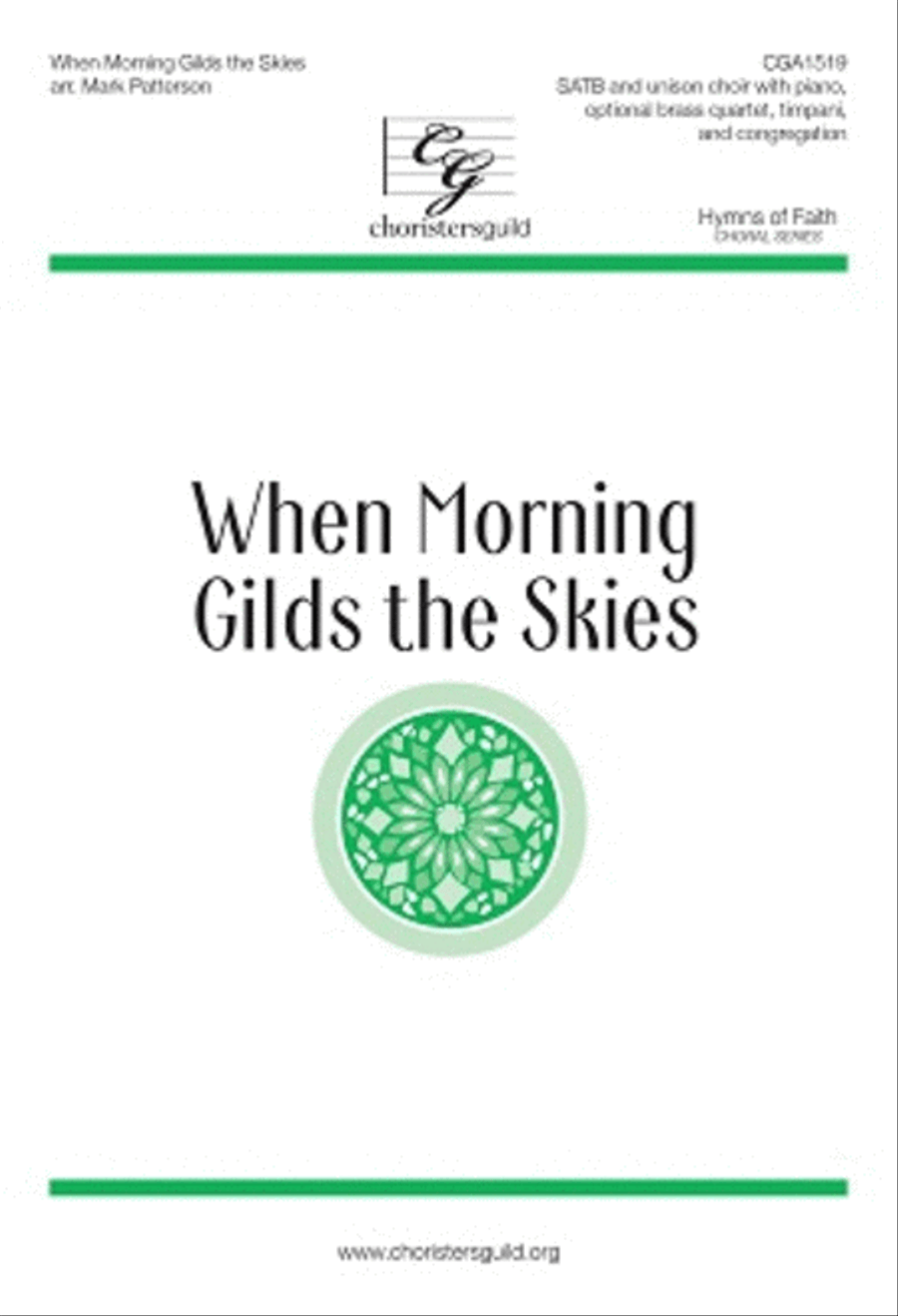 When Morning Gilds the Skies 4-Part scores gallery preview page 1