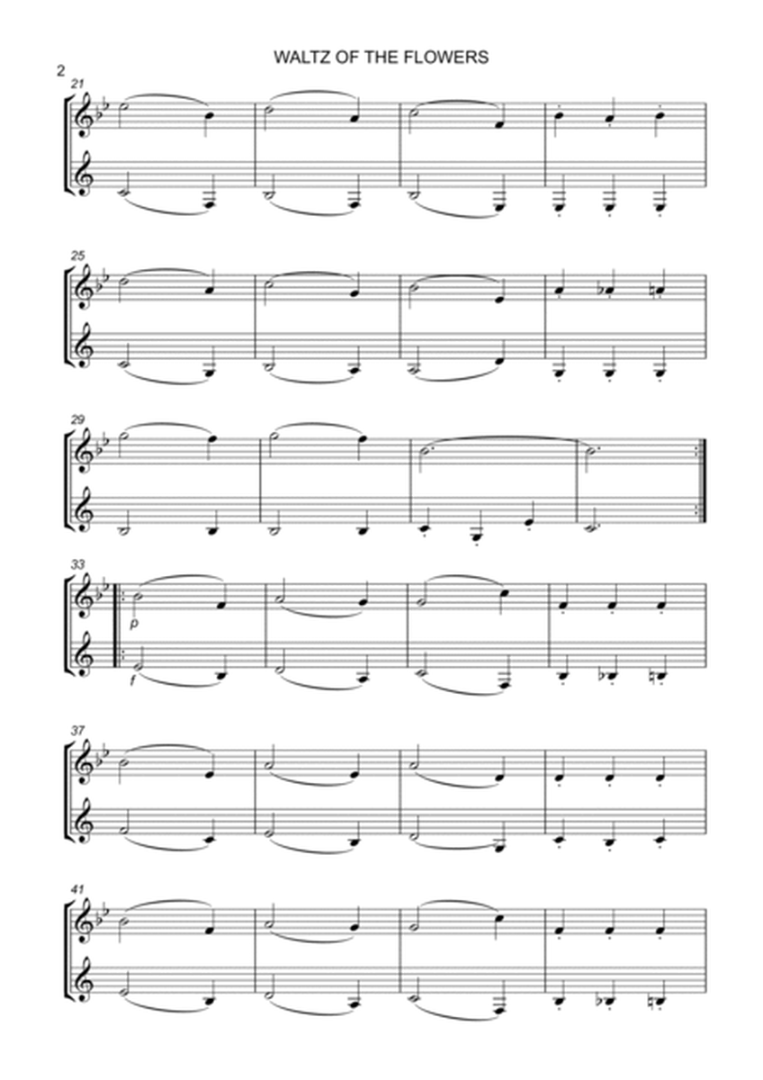 WALTZ OF THE FLOWERS for Beginner Flute and Clarinet Duet