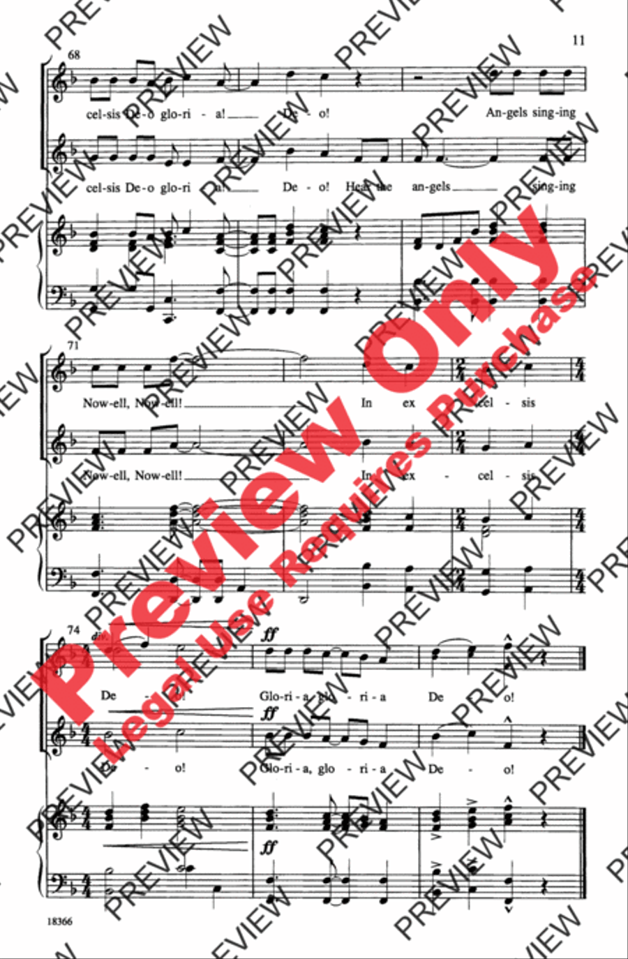 Deo! (Marching to Bethlehem) 2-Part scores gallery preview page 11