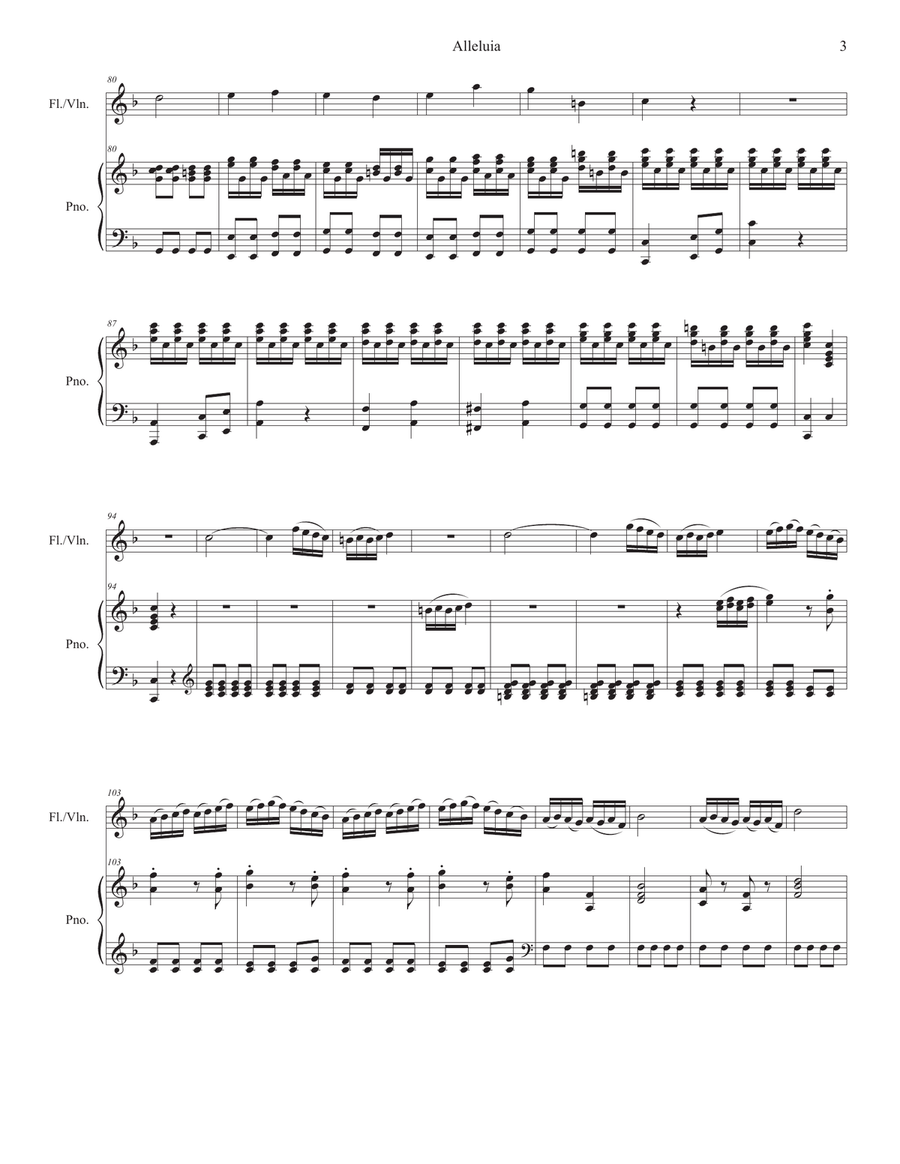 Alleluia (from 
