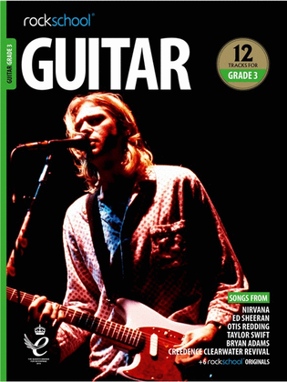 Book cover for Rockschool Guitar Grade 3 (2018)