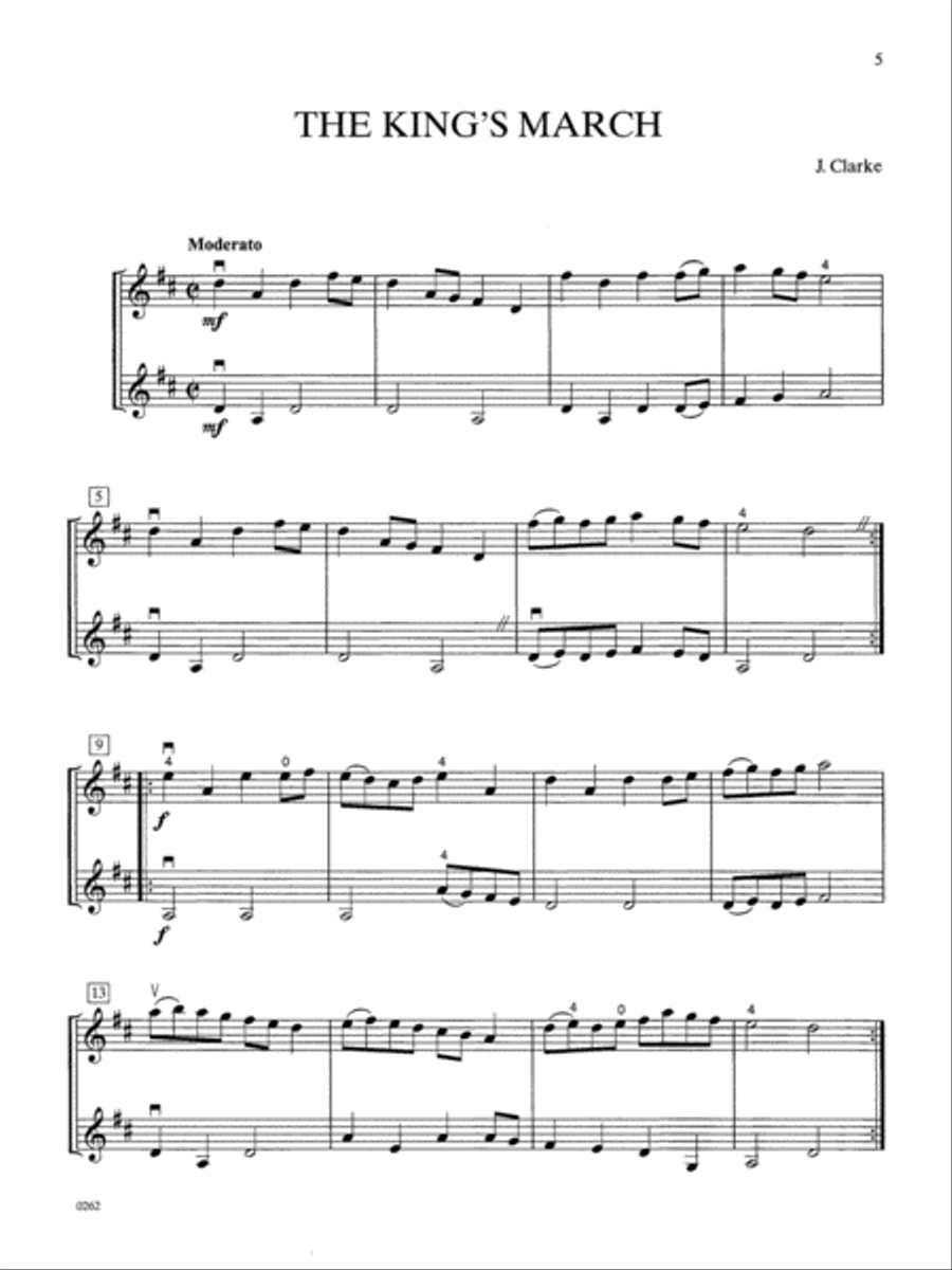 Easy Baroque Duets for Violin String Duet scores gallery preview page 3