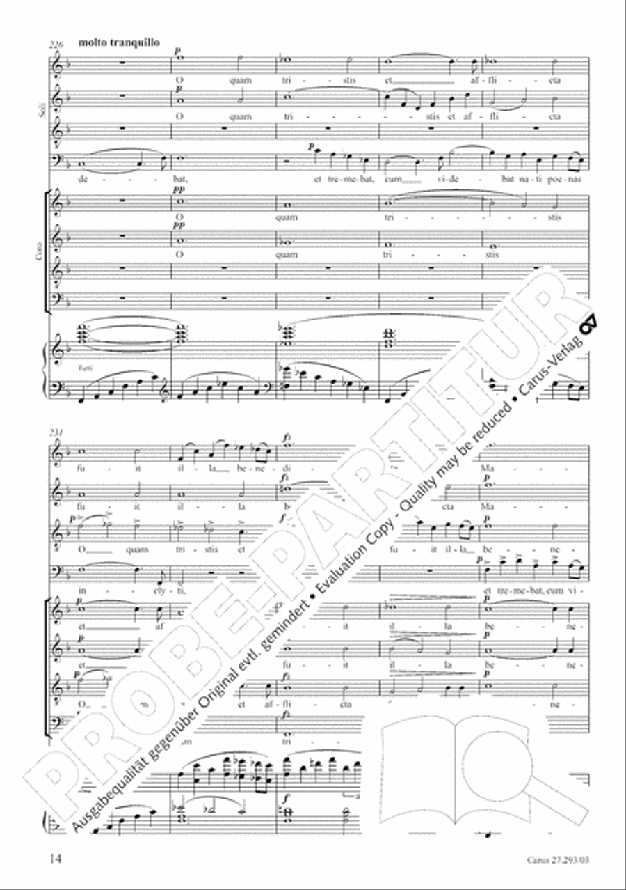 Stabat mater 4-Part scores gallery preview page 21