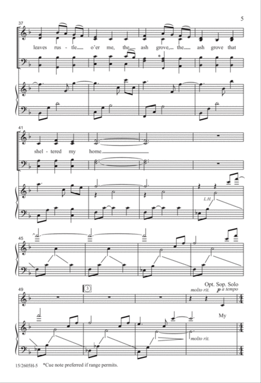 The Ash Grove 4-Part scores gallery preview page 5