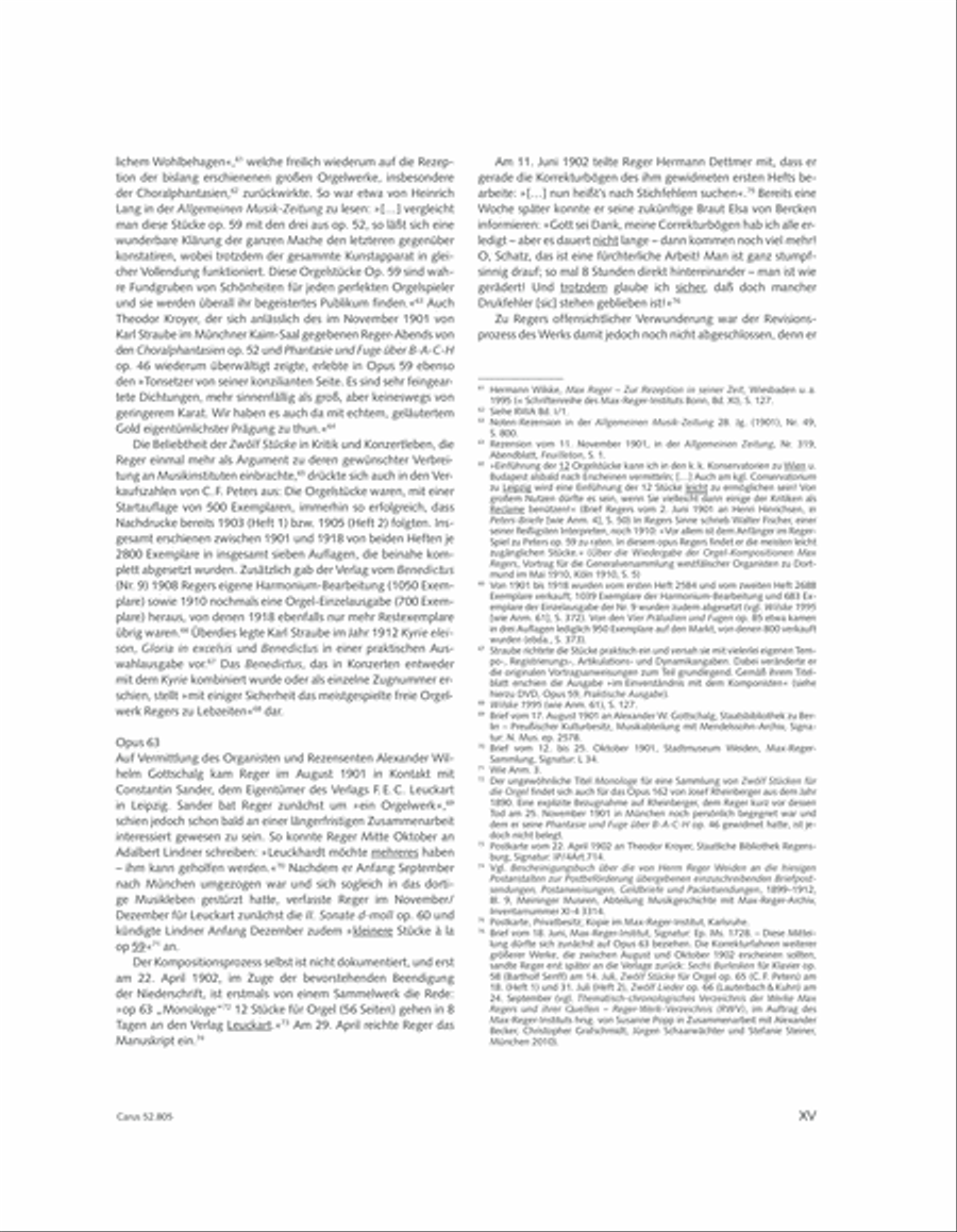 Reger Edition of Work, vol. I/5: Organ pieces I Organ Solo scores gallery preview page 14