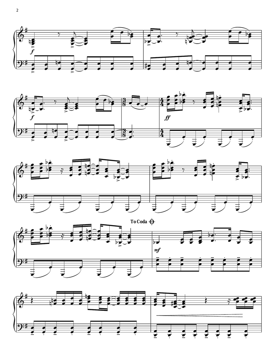 Live And Let Die Piano Solo scores gallery preview page 2