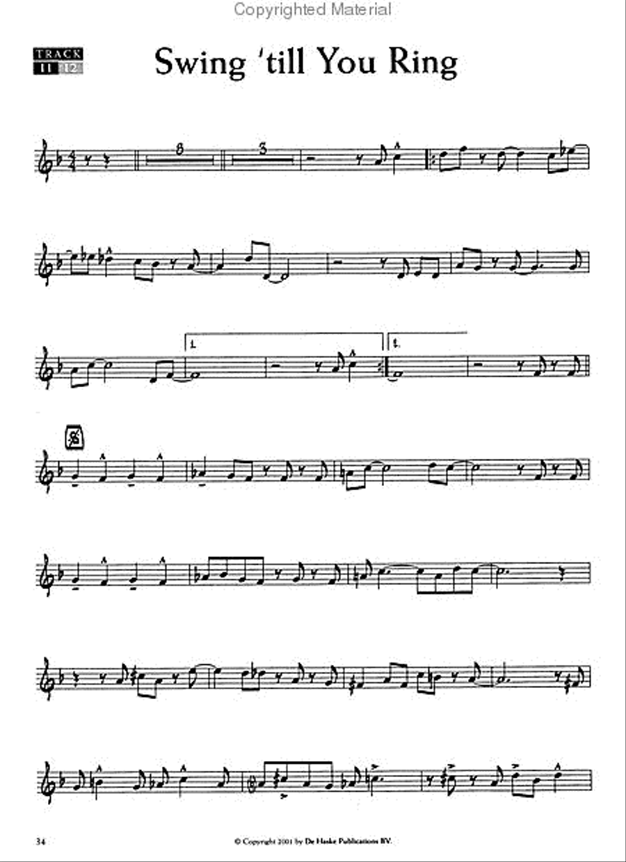 New Swing Tenor Saxophone scores gallery preview page 5