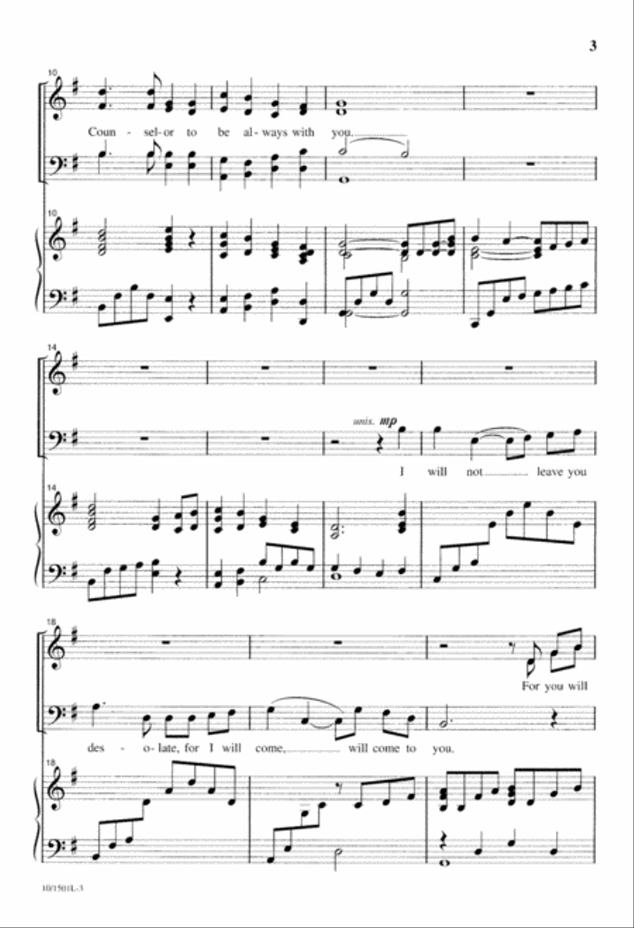 If You Love Me, Keep My Commandments 4-Part scores gallery preview page 3