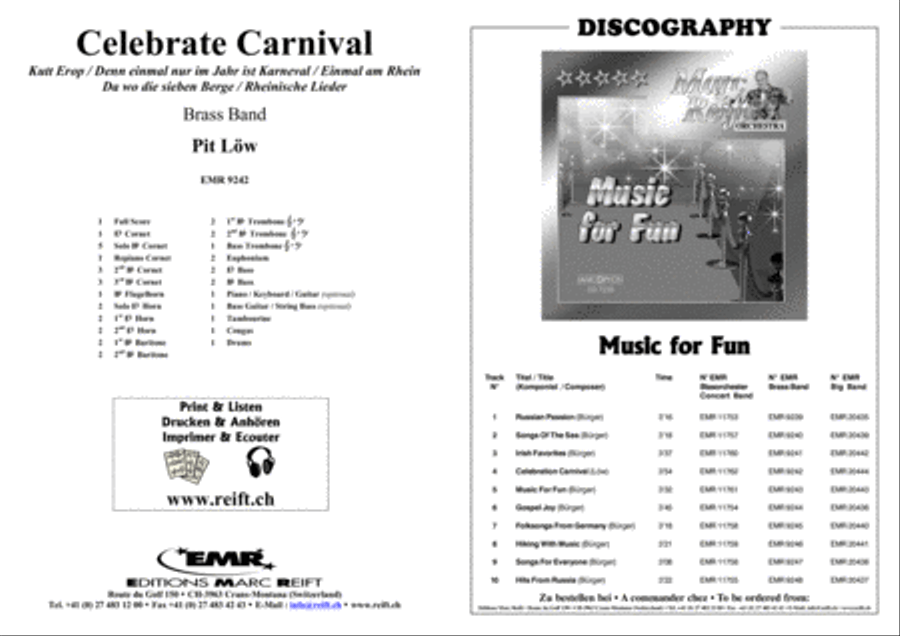 Celebrate Carnival Celebrate Carnival Brass Band scores gallery preview page 2