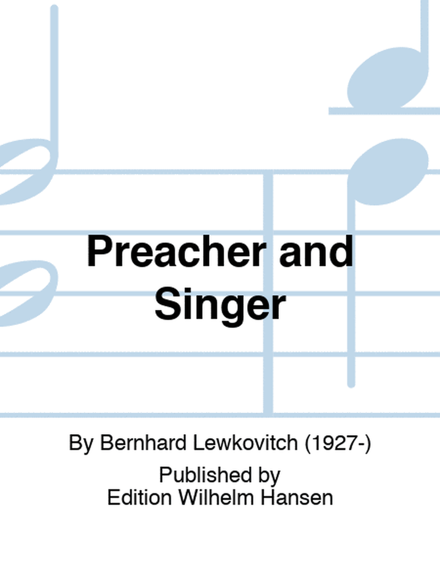 Preacher and Singer