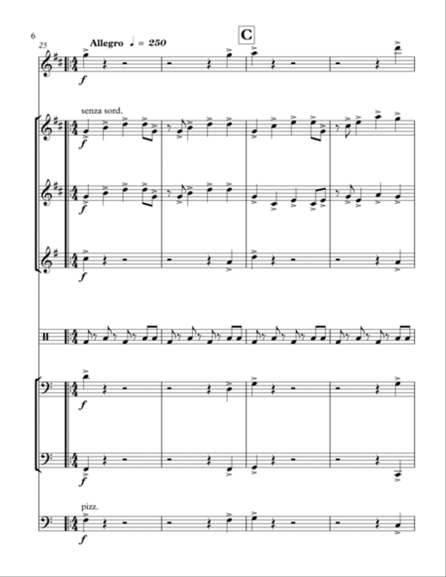 Another Day Of Sun Brass Ensemble scores gallery preview page 6