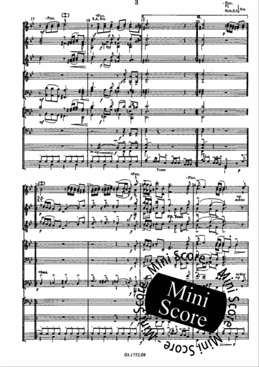 Prima Partita Al Modo Del Fanfare Band scores gallery preview page 9