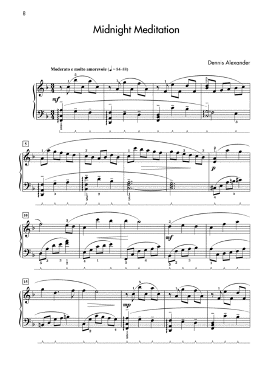 Especially in Romantic Style, Book 3 Piano Solo scores gallery preview page 3
