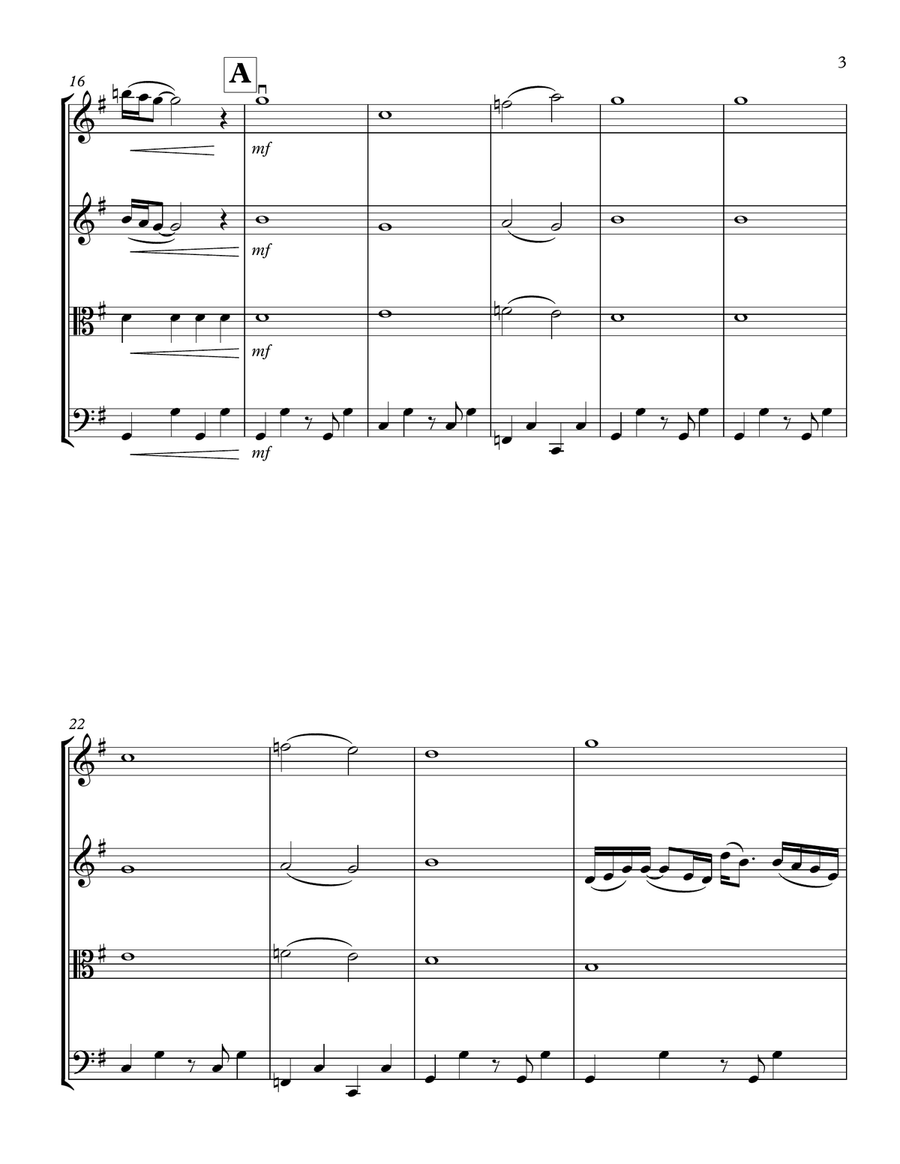 Paradise City String Quartet scores gallery preview page 3