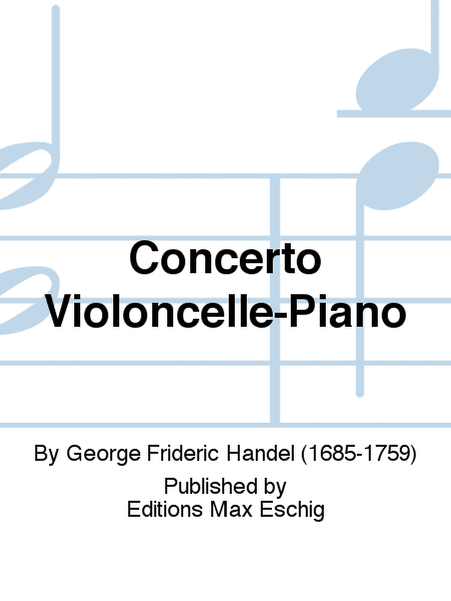 Concerto Violoncelle-Piano
