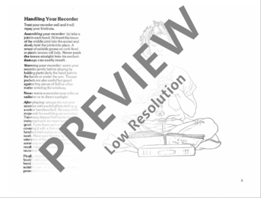 Enjoy the Recorder Alto Recorder scores gallery preview page 6