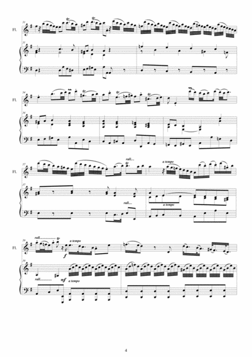 Vivaldi - Concerto in E minor RV 484 for Flute and Piano image number null