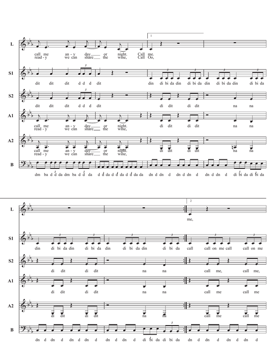 Call Me Call Me Divisi scores gallery preview page 4