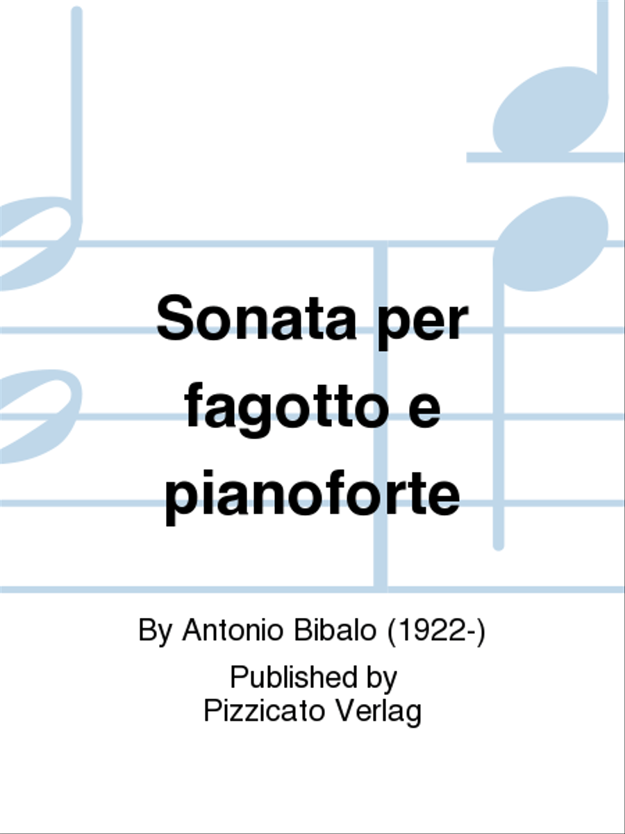 Sonata per fagotto e pianoforte