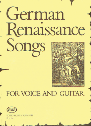 Book cover for German Renaissance Songs
