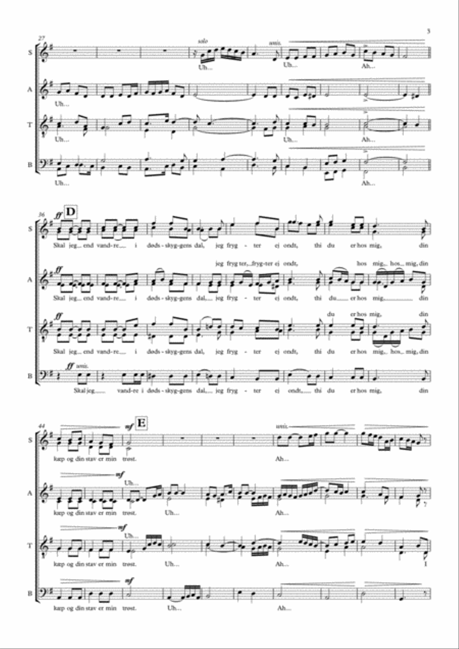 Herren er min hyrde (SATB div.)