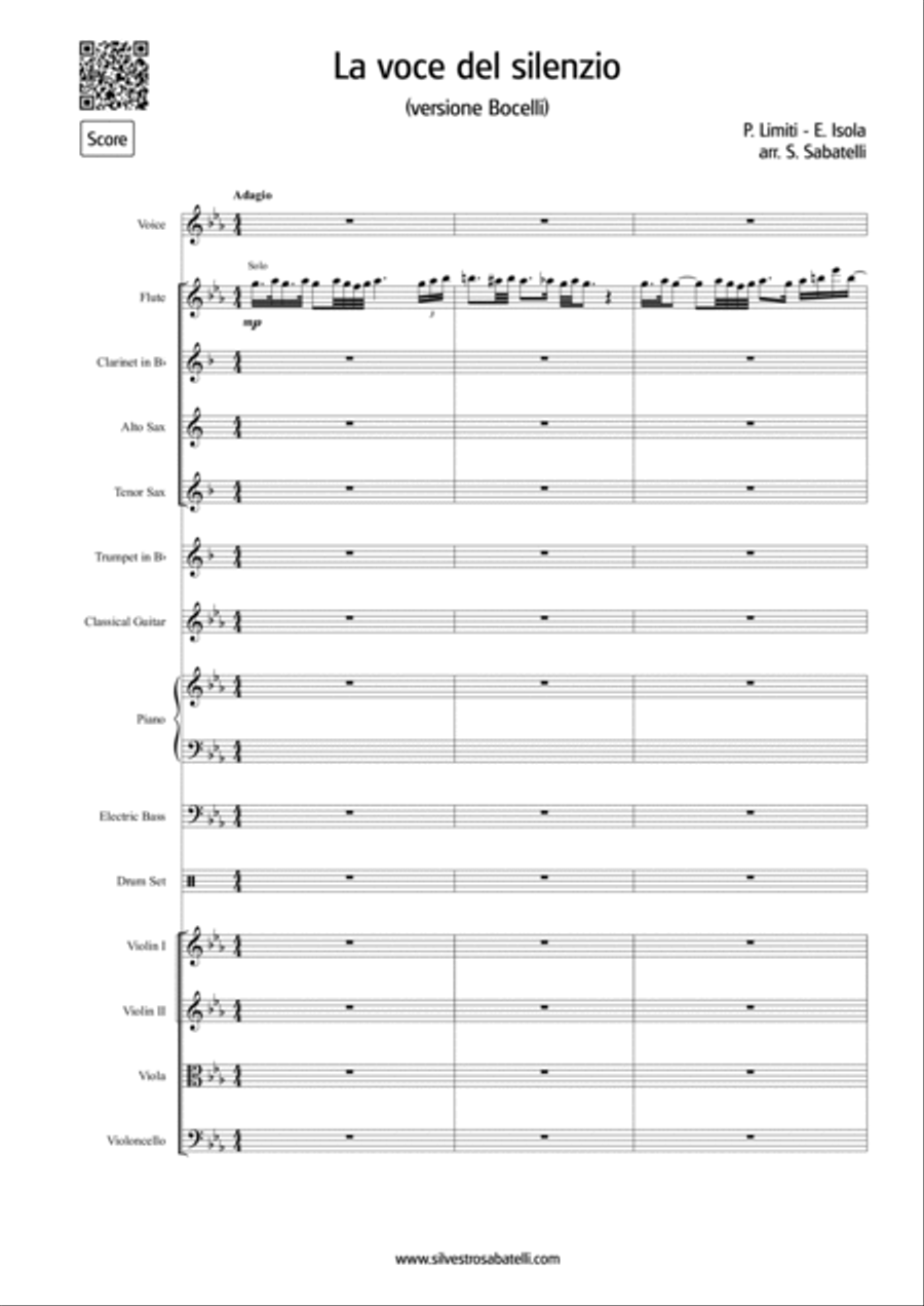 La Voce Del Silenzio Chamber Orchestra scores gallery preview page 2