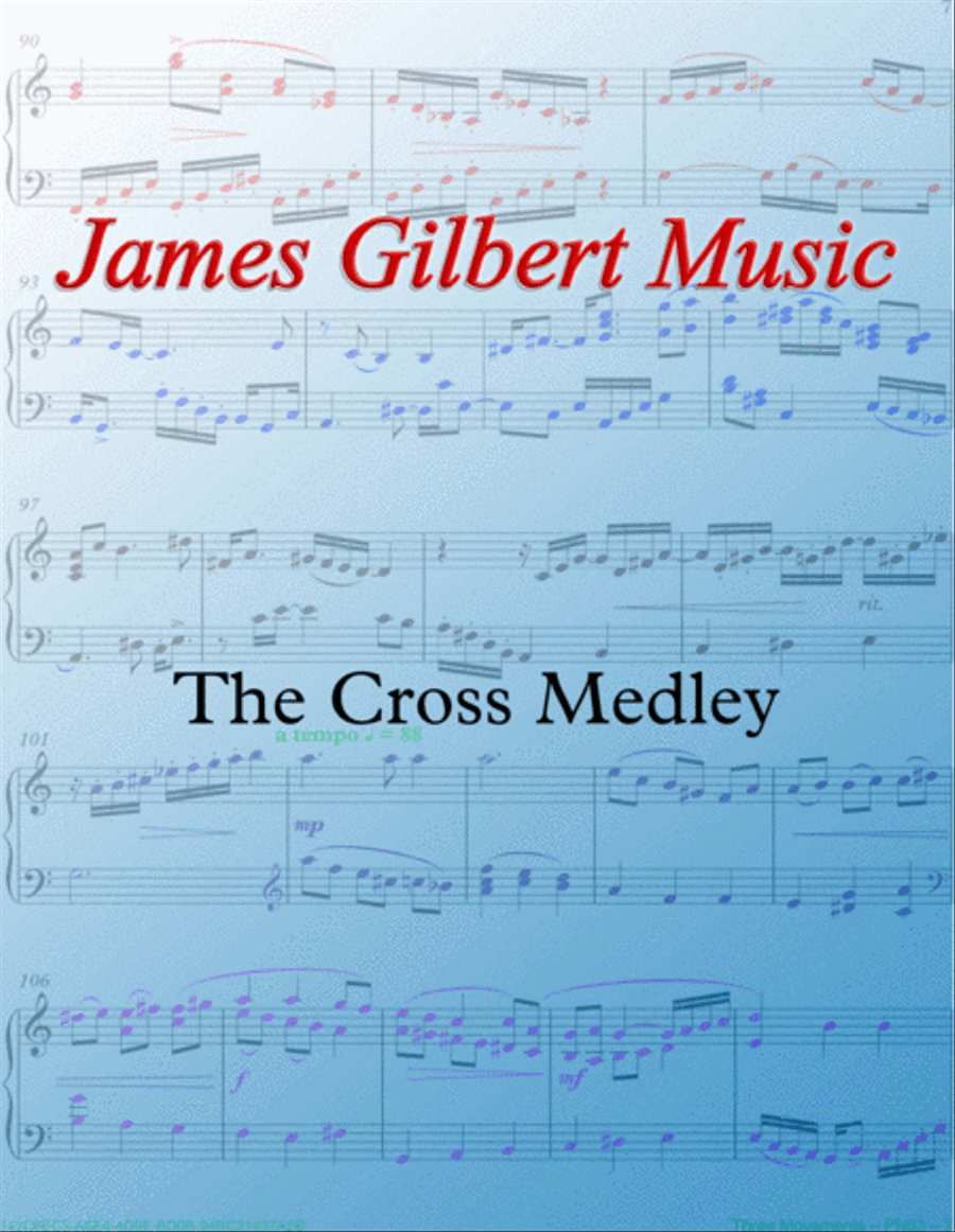 The Cross Medley Organ Solo scores gallery preview page 1