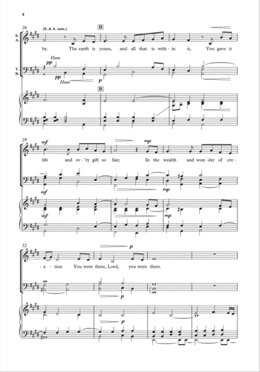 Canticle of Thanksgiving Canticle of Thanksgiving 4-Part scores gallery preview page 4