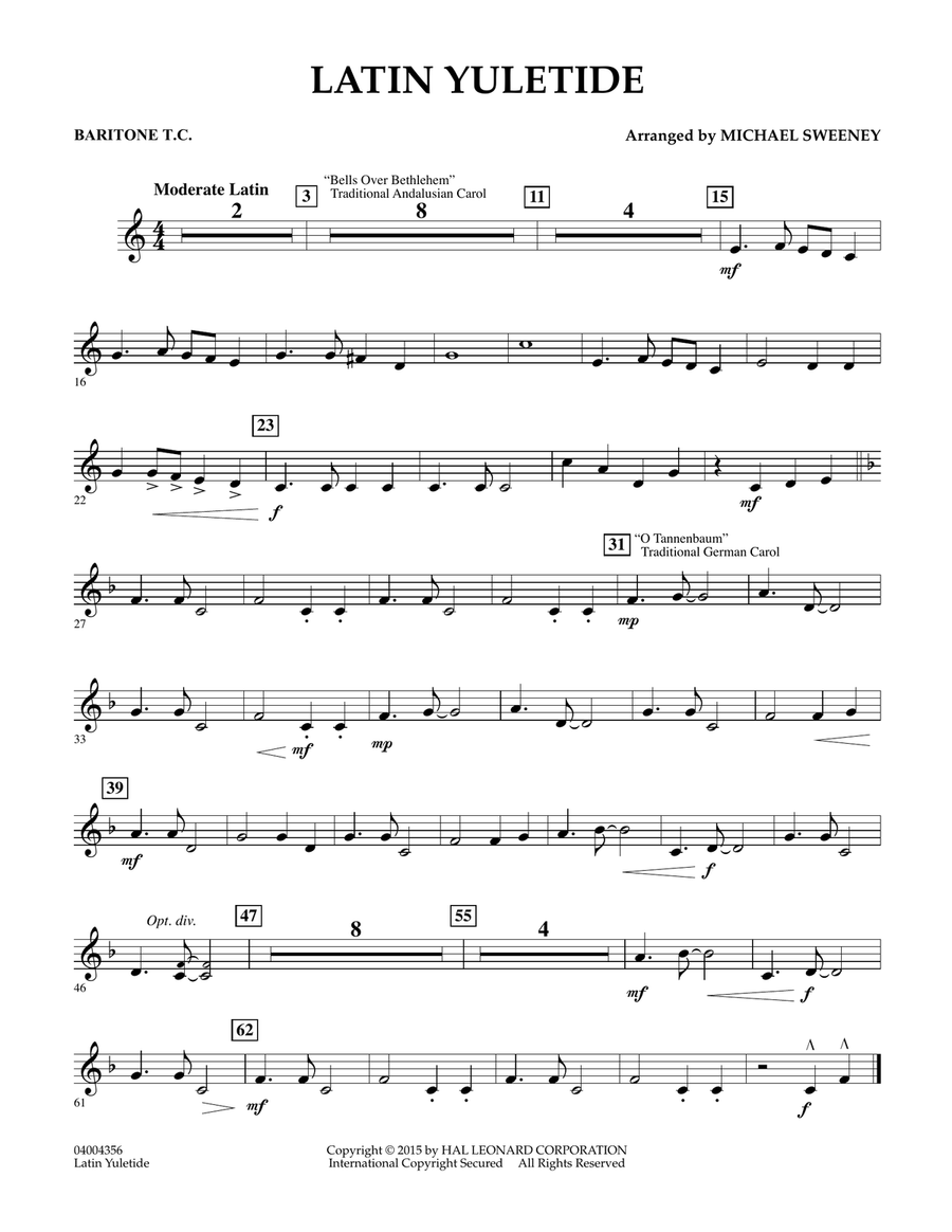 Latin Yuletide - Baritone T.C.
