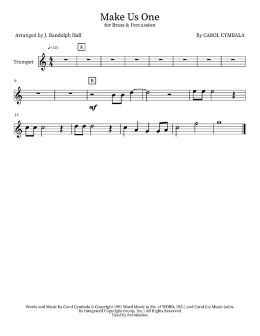 Make Us One Small Ensemble scores gallery preview page 6