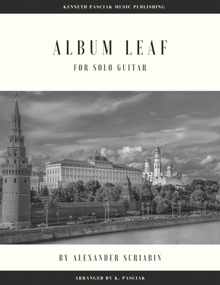 Album Leaf by Scriabin (for Solo Guitar)