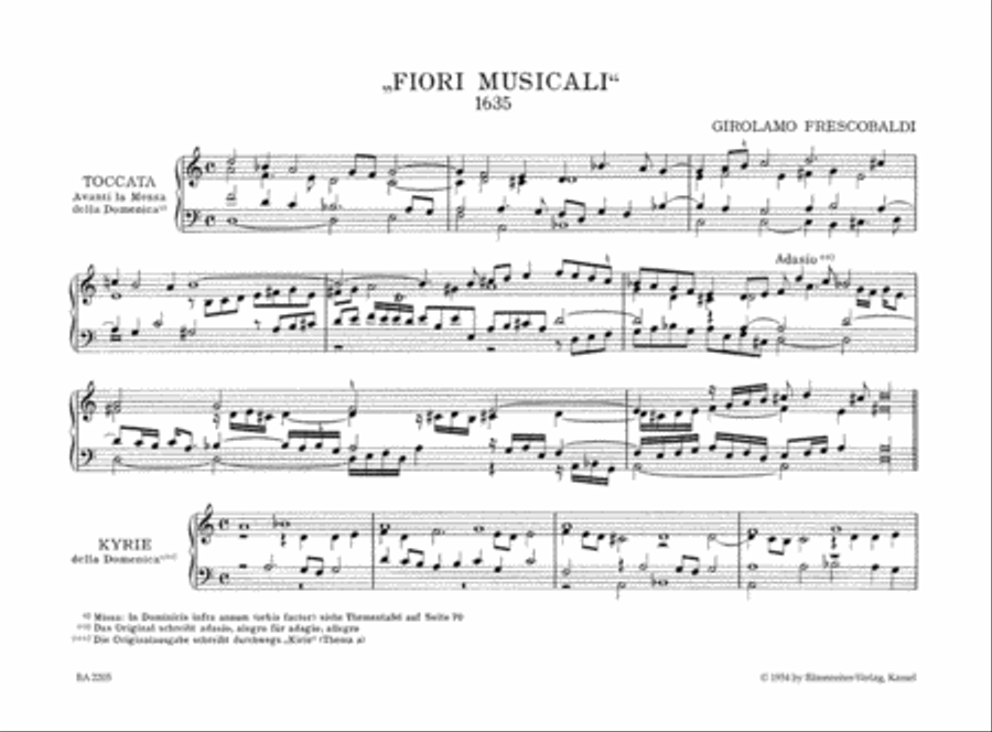 Fiori musicali 1635 Harpsichord scores gallery preview page 2