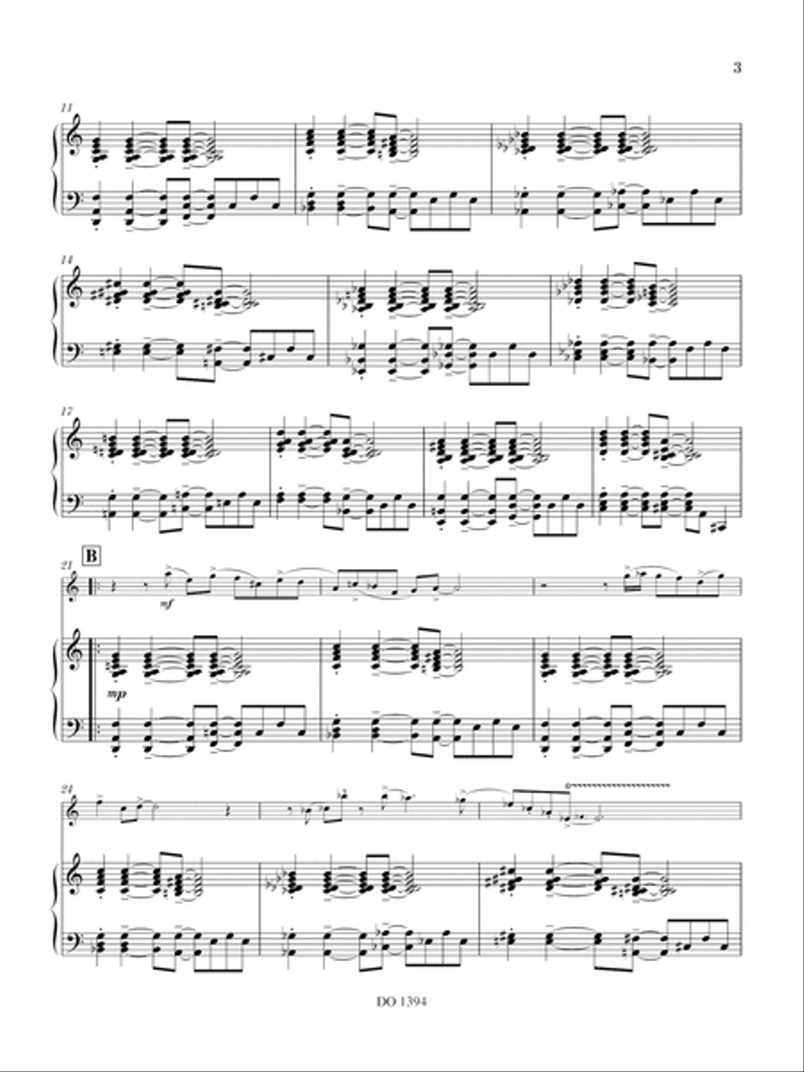 Soulful Ebony Clarinet Solo scores gallery preview page 3