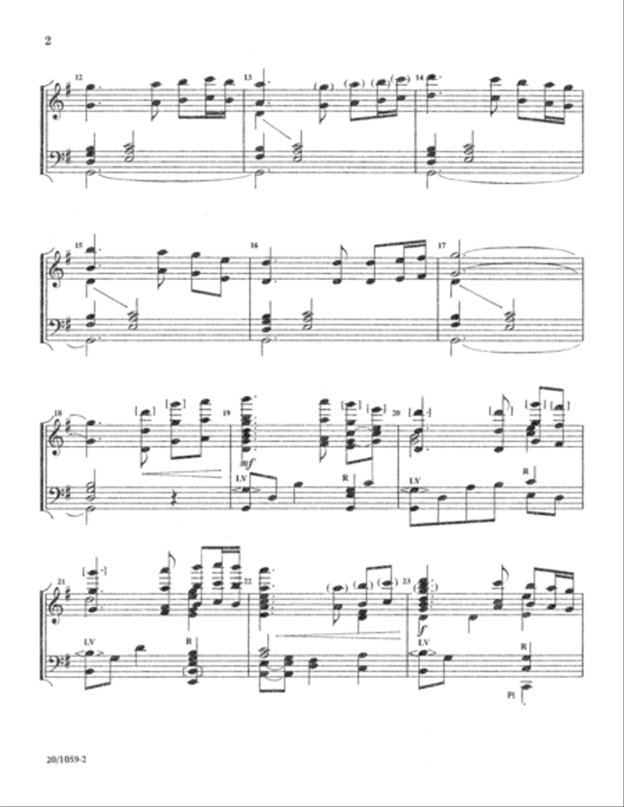 An Upper Room Did Our Lord Prepare 5-Octaves scores gallery preview page 2